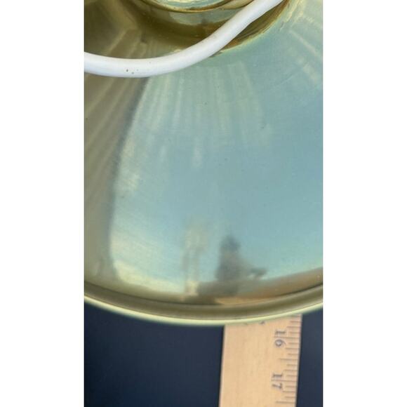 ✨ Vintage Mid-Century Industrial Brass Pendant Light Fixture Hanging Lamp - Picture 6 of 6